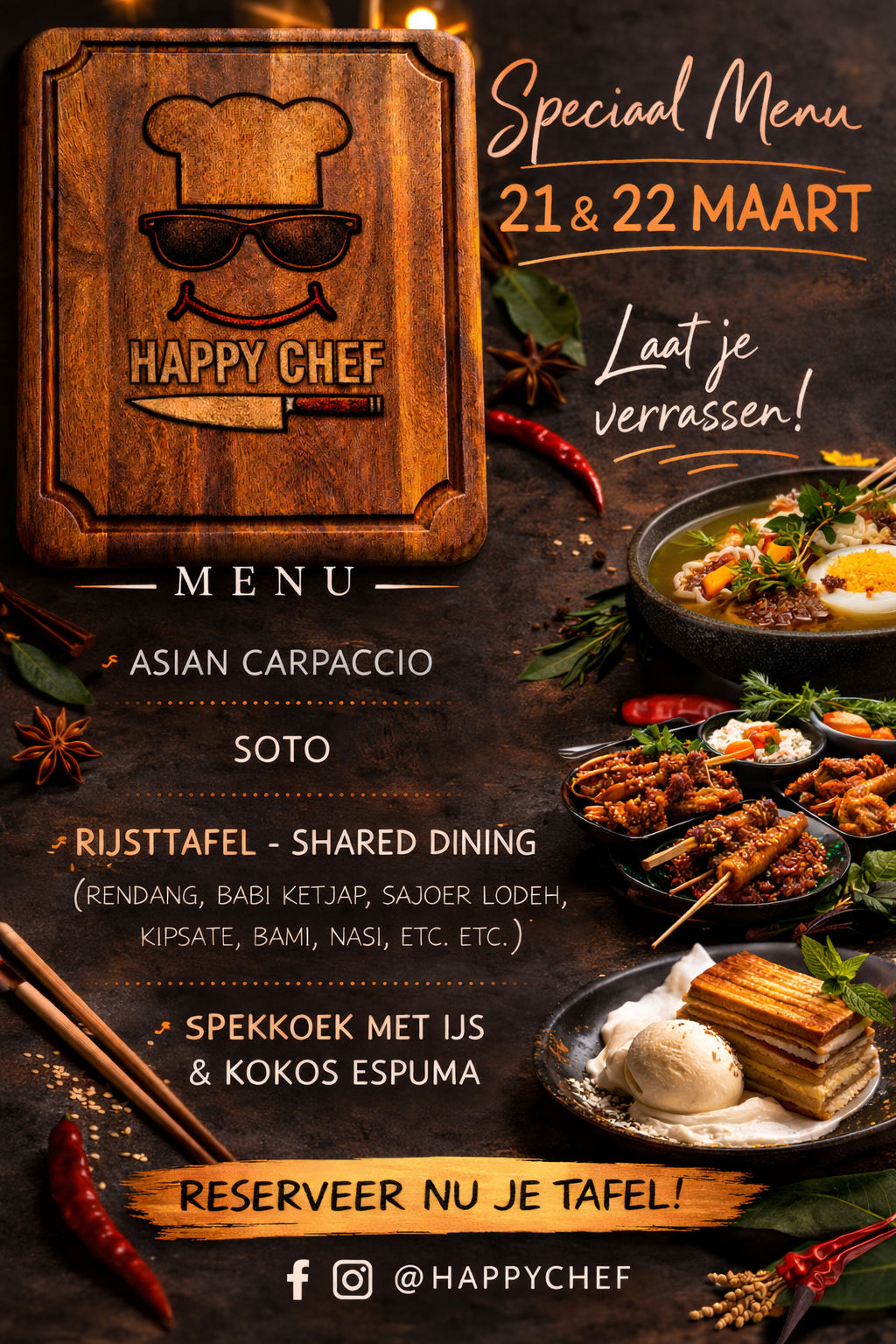 Menu happy chef - Smits Wemeldinge